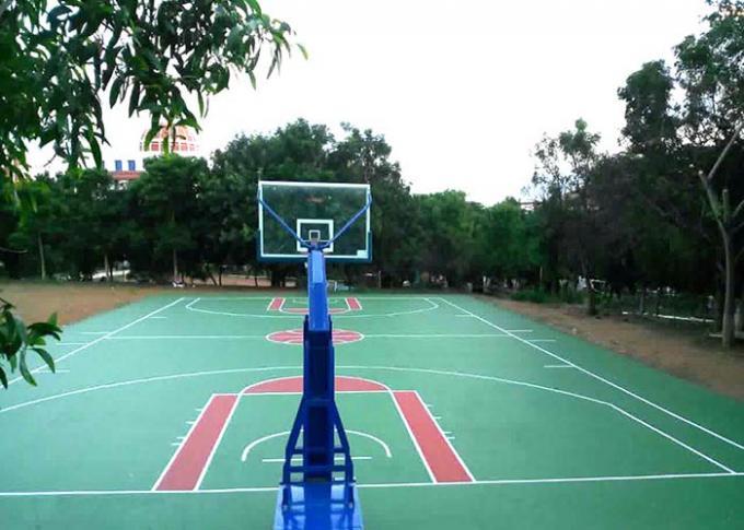 Suelo de goma al aire libre del baloncesto del uso multi, cancha de