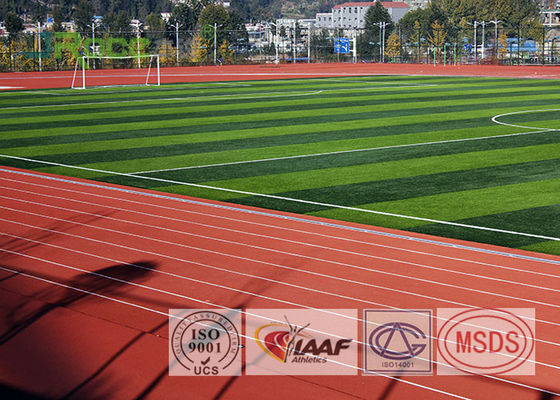 Durable Athletics Running Track Flooring Waterproof Environmental Friendly
