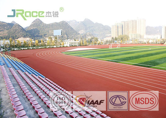 Durable Athletics Running Track Flooring Waterproof Environmental Friendly